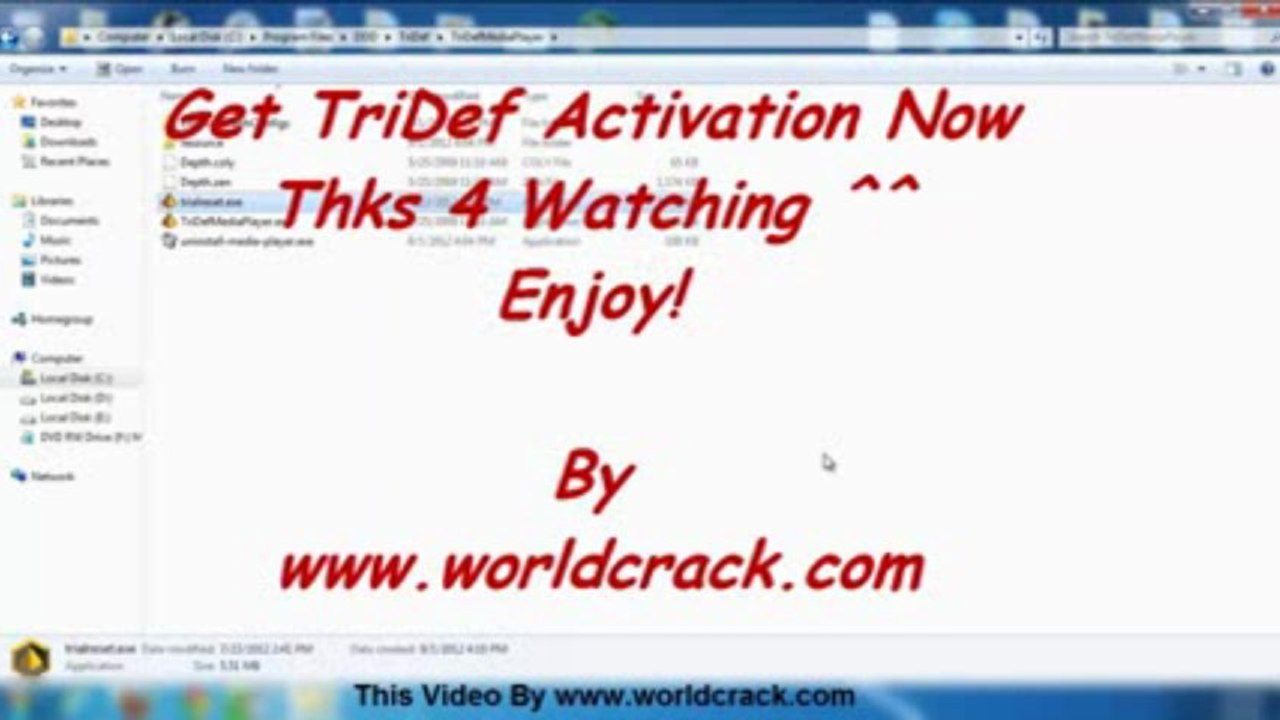 tridef smartcam code